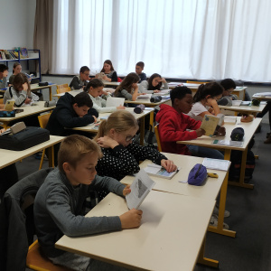 Les 5C en pleine lecture !